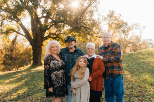 Family together at red river wildlife refuge center in Bossier City, LA