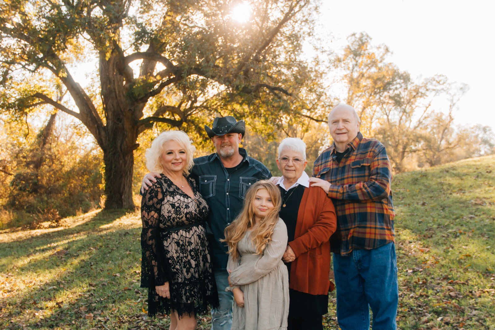 Family together at red river wildlife refuge center in Bossier City, LA